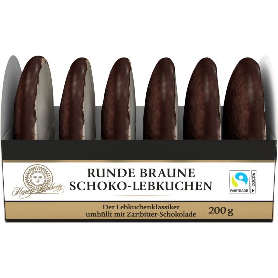 Henry Lambertz Lebkuchen mit Zartbitterschokolade überzogen 200g 