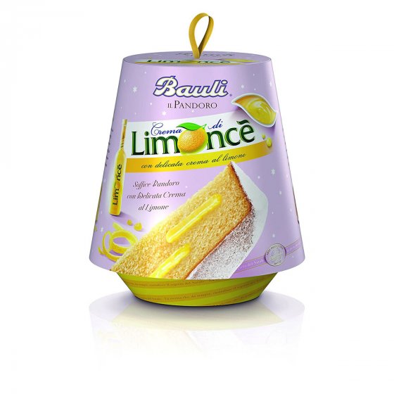 Bauli il Pandoro Limonce Hefekuchen mit Zitronencremefüllung 750g 