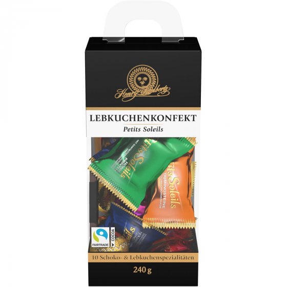 Henry Lambertz Lebkuchenmischung Petits Soleils elegant verpackt 240g 