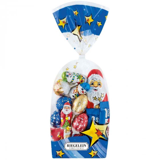 Riegelein Weihnachts Mischtüte aus leckerer Vollmilchschokolade 100g 