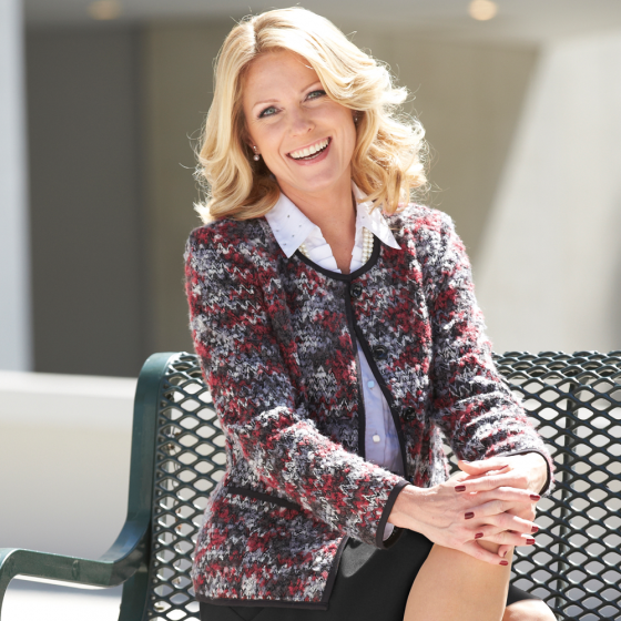 Gemusterter Cardigan