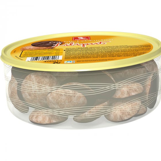 Weiss Früchtelebkuchen glasierte Liliput mit Schokolade 400g 