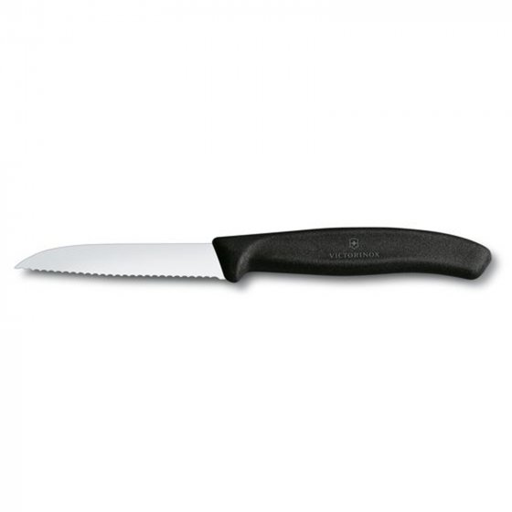 Gemüsemesser mit Wellenschliff 