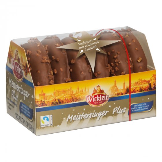 Wicklein Nürnberger Meistersinger Plus Lebkuchen mit Nüssen 200g 