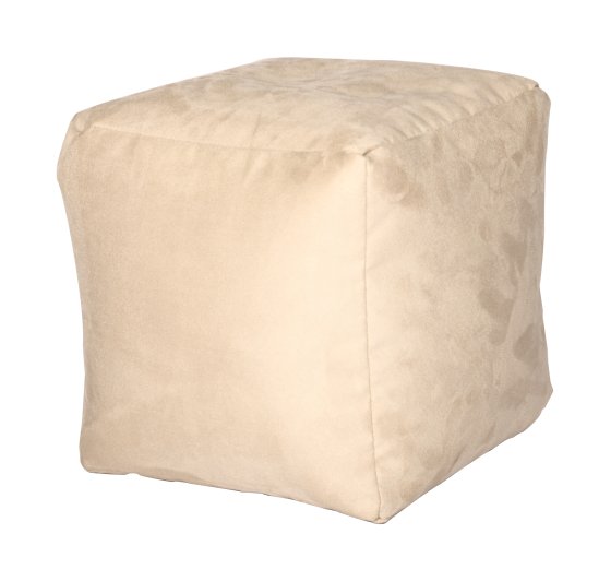 Sitzwürfel Noble Soft champagner 40/40/40 cm linke 