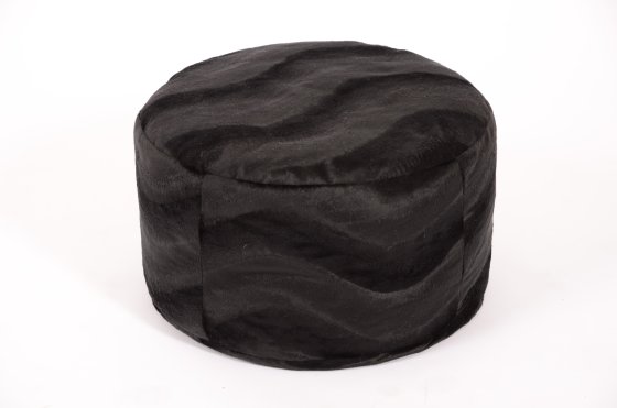 Hocker Pouf Tieroptik Pantherfell Ø47/34 cm linke 