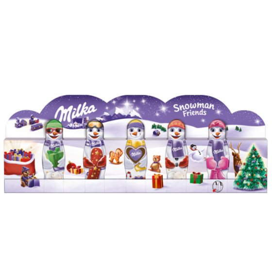 Milka Kleine Weihnachtsfreunde 5 einzeln verpackte Figuren 5x 15g 