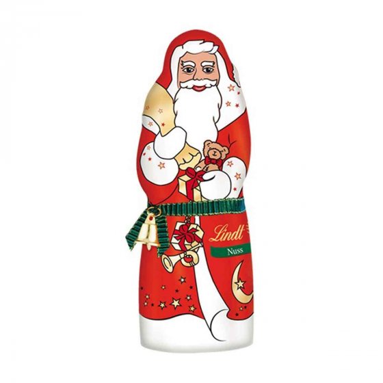 Lindt Weihnachtsmann Nuss aus Alpenvollmilch Schokolade 125g 3er Pack 