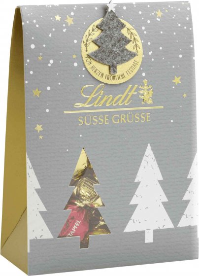 Lindt Hand Crafted Tasche mit Vollmilchschokolade 137g 3er Pack 