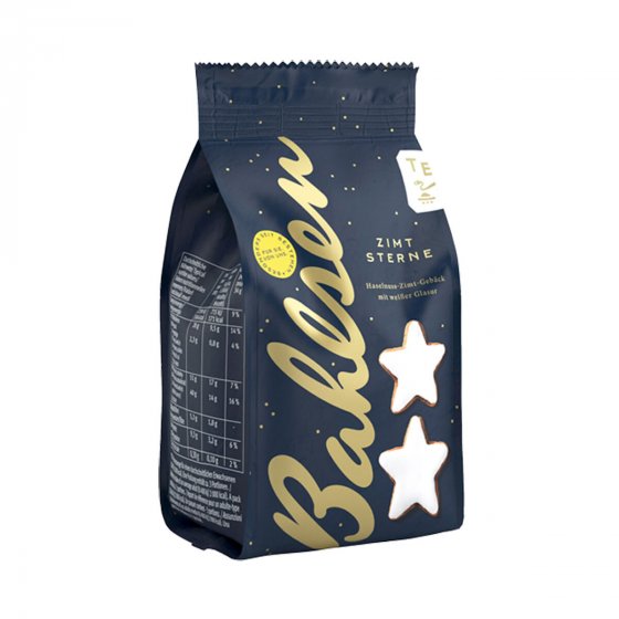 Bahlsen Zimtsterne leckeres und würziges Haselnuss Zimt Gebäck 100g 