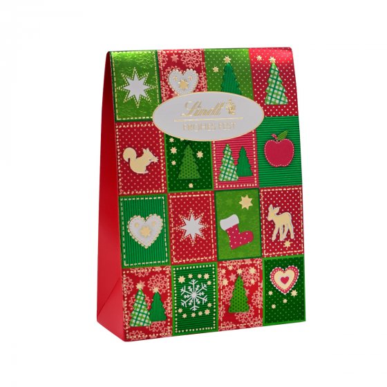 Lindt Frohes Fest Tasche Schokoladen mit verschiedenen Füllungen 137g 