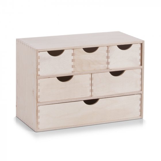 Schubladenelement 6er Birke 
