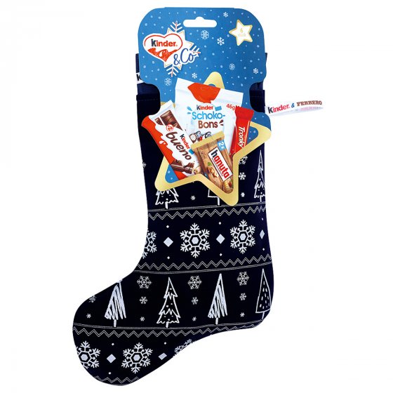 Kinder und Co Socke 4fach sortiert mit verschiedenen Highlights 212g 