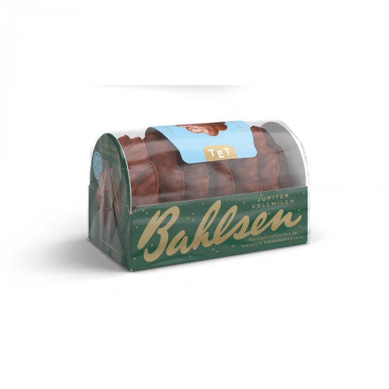Bahlsen Jupiter Vollmilch 7 Lebkuchen mit Vollmilchschokolade 200g 