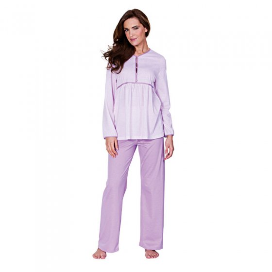 Damen-Pyjama,lila 44 | Lila
