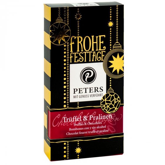 Peters Frohe Festtage Trüffel und Pralinen mit und ohne Alkohol 100g 