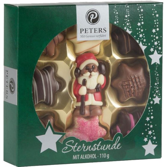 Peters Sternstunde Weihnachtstrüffelmischung mit Alkohol 110g 