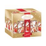 Lindt Mini Santa Weihnachtsmann Vollmilch-Schokolade Packung 200g 