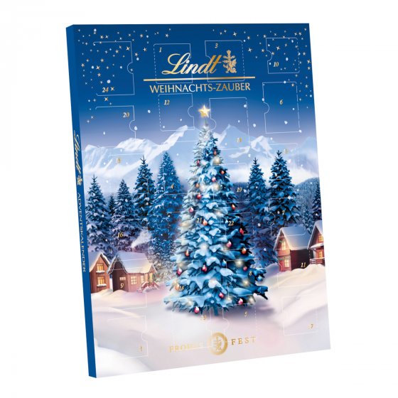 Lindt Adventskalender Weihnachtszauber mit Pralinés Packung 265g 