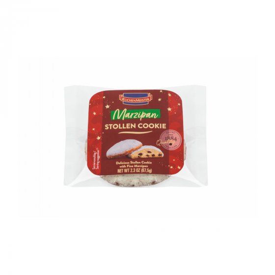 Kuchenmeister Stollen Cookie mit Marzipan im Teig Packung 67,5g 