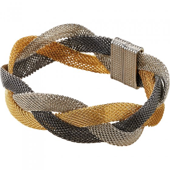 Tricolor-Flechtschmuck, Armband 