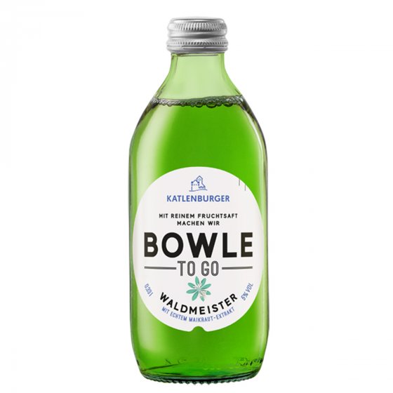 Katlenburger Bowle To Go Waldmeister mit reinem Fruchtsaft 330ml 