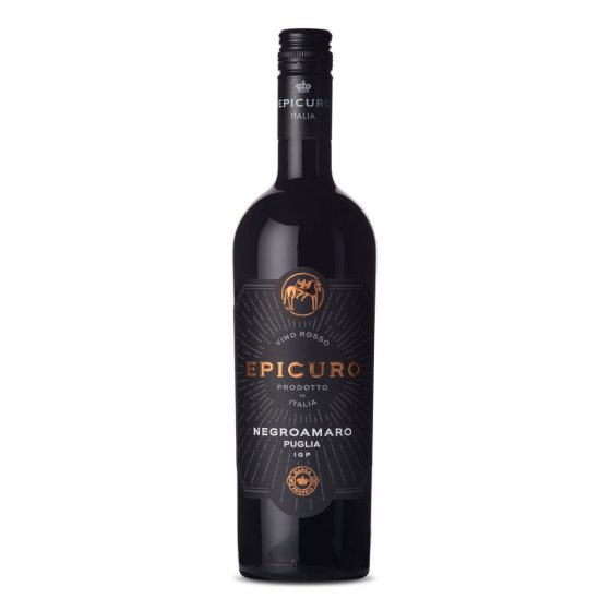 Epicuro Negroamaro Puglia IGP feinfruchtig aus Italien 750ml 