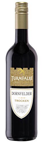 Turmfalke Dornfelder QbA Rotwein trocken Qualitätswein 750ml 