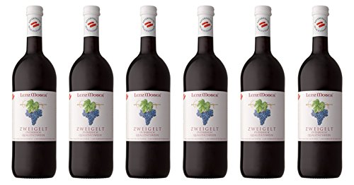 Lenz Moser Blauer Zweigelt Rotwein Trocken Qualitätswein 1000ml 6er Pack 