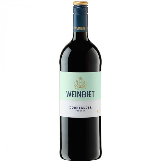 Weinbiet Dornfelder QbA trocken,rot 1000 ml 