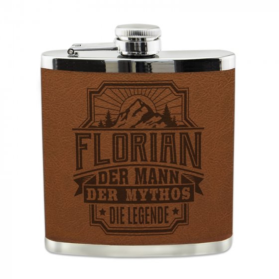 Echter Kerl Flachmann Florian