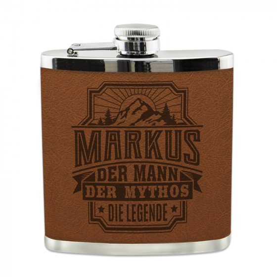 Echter Kerl Flachmann Markus