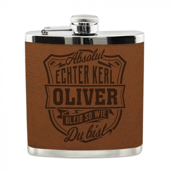 Echter Kerl Flachmann Oliver