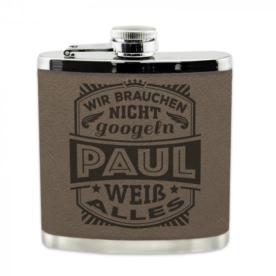 Echter Kerl Flachmann Paul 