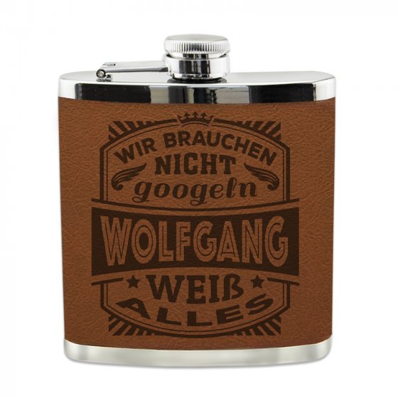 Echter Kerl Flachmann Wolfgang