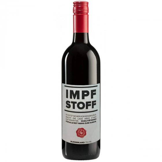 Impfstoff Rotwein Zweigelt Merlot aus der Spaßapotheke 750ml 