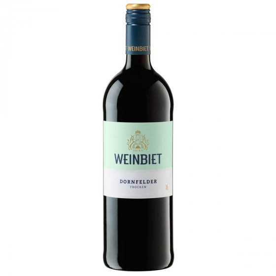 Weinbiet Dornfelder QbA Rotwein trocken 750 ml 
