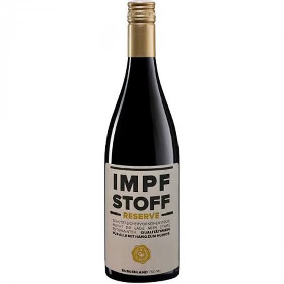 Impfstoff Reserve Qualitätsrotwein trocken aus der Spaßapotheke 750ml 