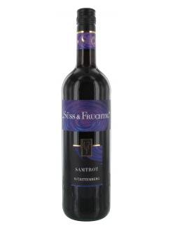 Württemberg WZG Samtrot Süß und Fruchtig Qualitätswein Lieblich 750ml 