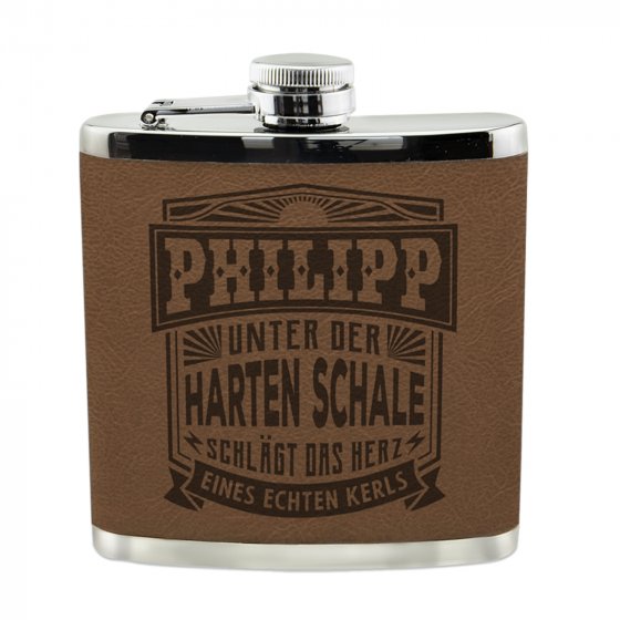 Echter Kerl Flachmann Philip