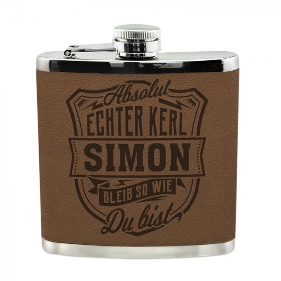 Echter Kerl Flachmann Simon