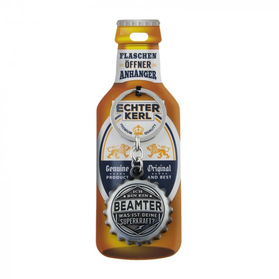 Echter Kerl Flaschenöffner Beamter