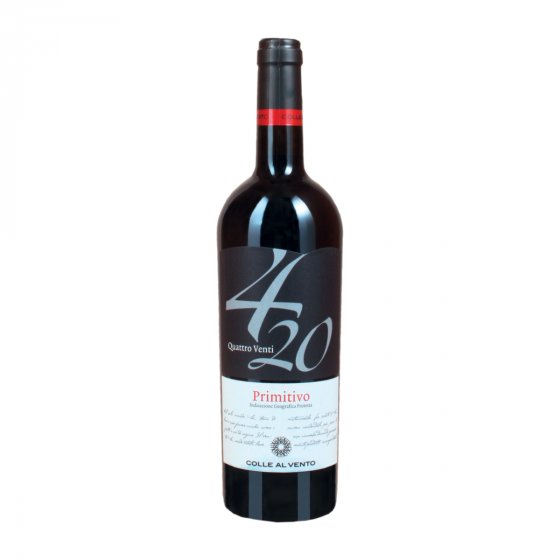 Bio Colle al Vento Primitivo Salento IGP Rotwein trocken 750ml 