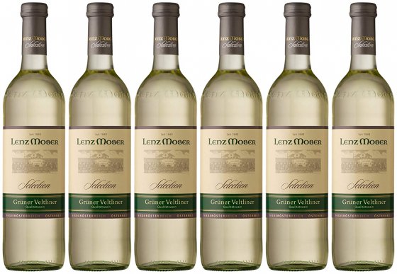 Lenz Moser Grüner Veltliner Selection spritzig trocken 750ml 6er Pack 