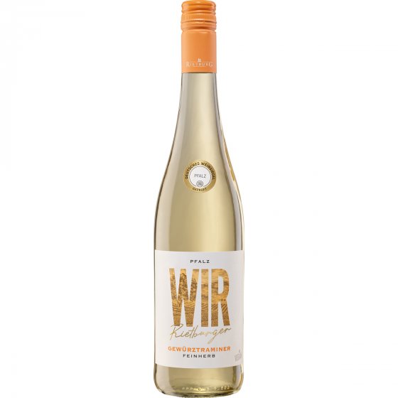 Rietburger Gewürztraminer halbtrocken leicht fruchtig würzig 750ml 