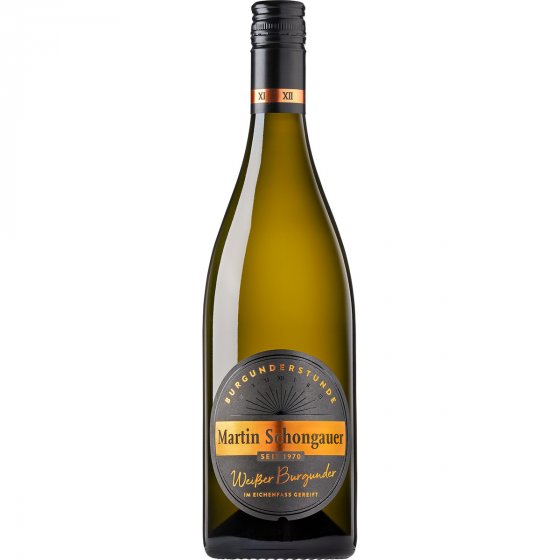 Martin Schongauer Burgunderstunde Weißer Burgunder Weißwein 750ml 