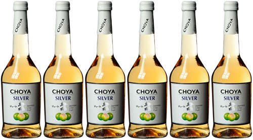 Choya Silver Japanese Plaumenwein Japanische Ume-Frucht süß 500ml 6er Pack 
