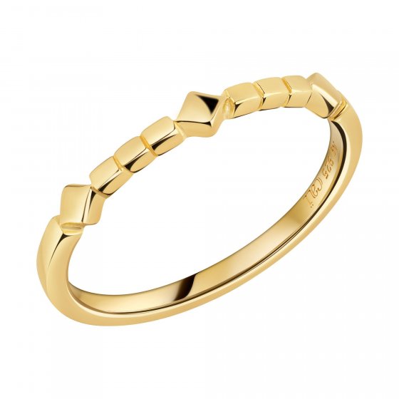 Ring 925 Silber vergoldet 