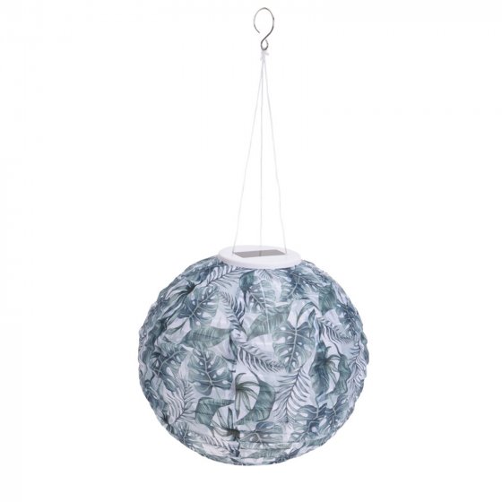 Solarlampe Blattmuster