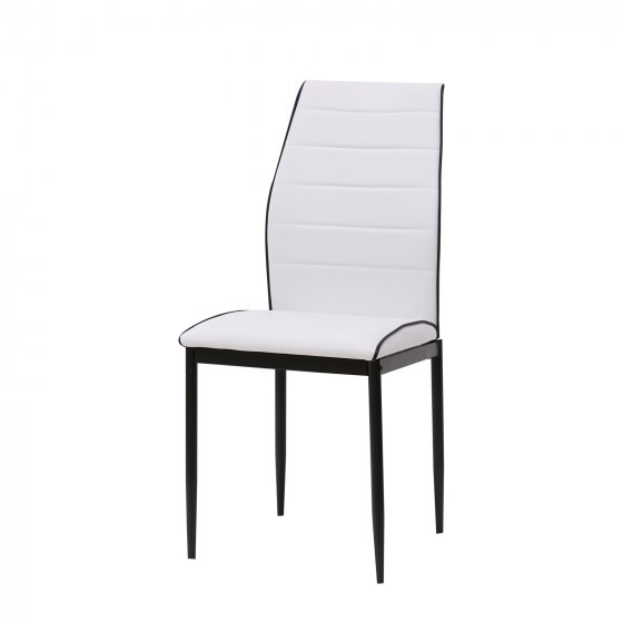 Esszimmerstuhl Madison Kunstleder Weiß 4er-Set